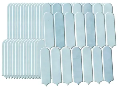 Produktbild von Set mit 15 selbstklebenden 3D-Fliesenaufklebern für die Küche