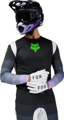 Zdjęcie produktu dla Koszulka motocrossowa FOX Flexair Grid, schwarz/lila, L