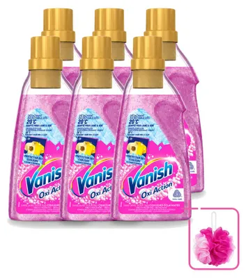 Produktbild von 6 x Vanish Oxi Action Wasbooster Gel - 750 ml - Sparpackung - 6 Stücke
