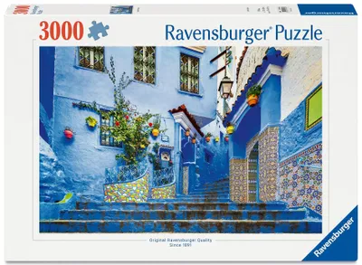 Immagine prodotto di Ravensburger - Adult Puzzle 3000 pieces - Morocco in Blue - Ages 14+ - Premium quality puzzle  Europe - 12001893