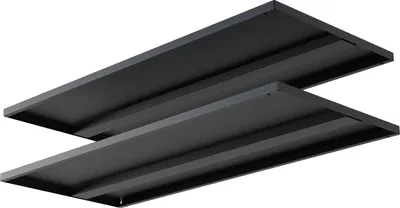 Produktbild von VCM 2x Fachböden aus Metall / Maße Einlageboden H. 2 x B. 79 x T. 32 cm / Fachboden für VCM Stahlschränke der Serie Malivo