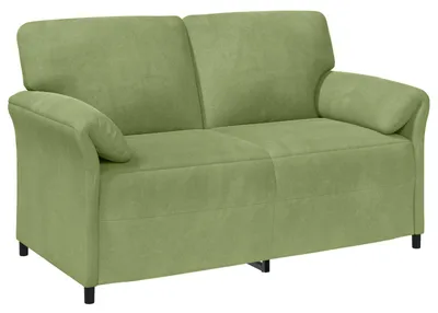 Obrázok produktu pre vidaXL Dvojmiestna pohovka Svetlozelená 158 x 83 x 95 cm Zamat