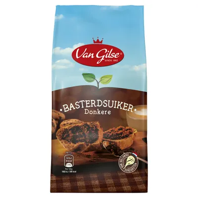 Produktbild von Van Gilse Dunkler Bastardzucker 600g