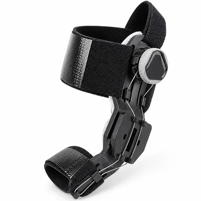 Produktbild von Hallux Valgus Korrektur Orthese,Zehenspreizer mit abnehmbarem Fersenriemen und Zehenkorrektur,Zehentrenner für Tag und Nacht