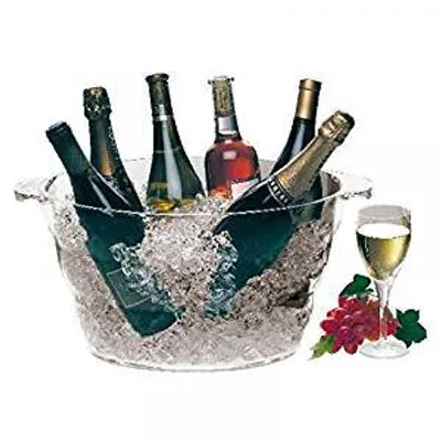 Immagine prodotto di Sambonet, accessori in acrilico trasparente, ciotola per raffreddare il vino, modello S0001-S00281-44946-04