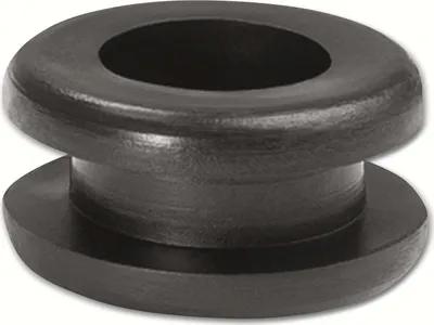Produktbild von HELLERMANNTYTON Durchführungstülle, 633-02040, Schwarz, PVC, ∅ 10 mm, 1 Stück