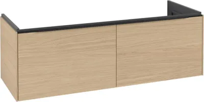 Image de Villeroy & Boch Subway 3.0 armoire sous lavabo, 2 tiroirs, 1272x429x478mm, C56701VJ
