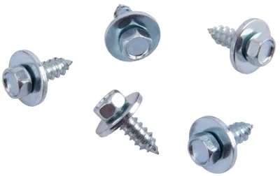 Imagen del producto de 5 tornillos autoperforantes Dresselhaus, modelo 4163/001/40, de 5,5 x 16 mm, de acero, en blíster