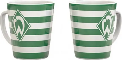 Produktbild von SV Werder Bremen Tasse Streifen