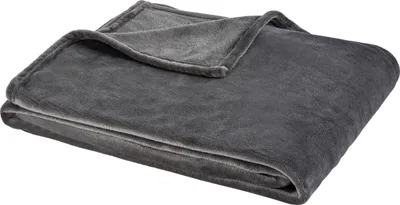 Produktbild von Kuscheldecke 180x220 cm anthrazit Flauschig kuschelig Wohndecke Cashmere Touch
