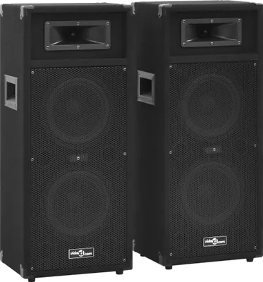Image de vidaXL Enceintes professionnelles hi-fi/scène Passives 2 pcs 1000 W