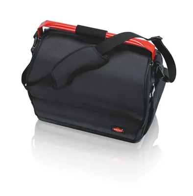 Productafbeelding van KNIPEX gereedschapstas, leeg, artikelnummer 00 21 08 LE. Afmetingen: (breedte x hoogte x diepte) 480 x 380 x 300 mm. Materiaal: polyester (00 21)