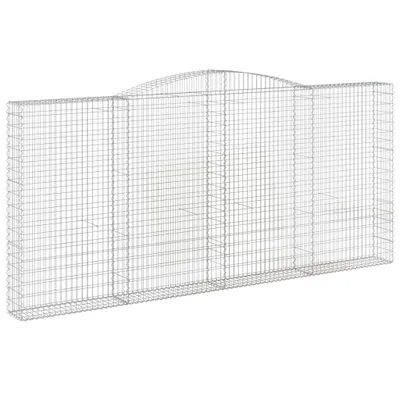 Produktbild von Gabione mit Hochbogen 400x30x180/200 cm Verzinktes Eisen