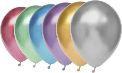Produktbild von Haza Whitebeard Luftballons metallic, 6 Stk.