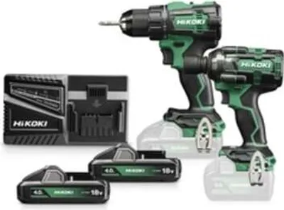 Produktbild von Hikoki Kit 18V Kc18De Wlz (Ds18De+Wr18Dh) 2X4,0Ah Hitsystem