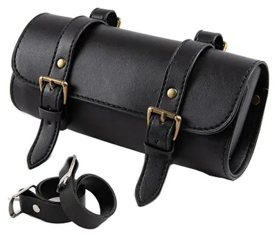 Produktbild von Omgoods – Mini-Motorrad-Satteltasche aus Kunstleder für Werkzeug