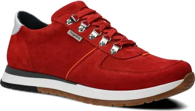 Produktbild von NAGABA Herren Sportschuhe Herrenschuhe Leder für Herbst Frühling Rot, 43