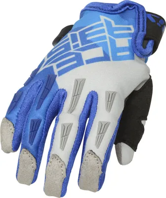 Produktbild von Acerbis CE MX X-K Kinder Motorradhandschuhe, blau/grau, M