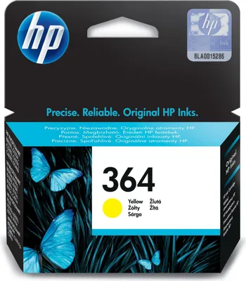 Produktbild von HP Original Tinte / Tinte CB320EE, HP 364, gelb, 300s