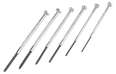 Immagine prodotto di Set di 6 precisi cacciaviti da orologiaio da 1,4–3 mm Carmotion