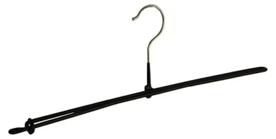 Obrázek produktu pro Věšák na oblečení s protiskluzovou úpravou - sada 20 kusů - 42 cm - černý