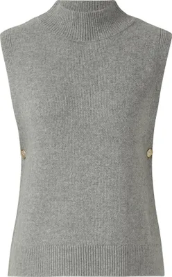 Produktbild von s.Oliver 2168038.97W2.40, Erwachsener, Weiblich, Grau, Regular fit, Ärmellos, Kleidungsknopf