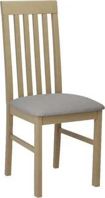 Immagine prodotto di Sedia da pranzo imbottita DANBURY 1 - rovere sonoma / grigio
