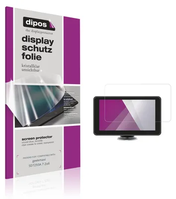 Produktbild von 2x Schutzfolie für geekmaxi SD7293A 7 Zoll klar Displayschutzfolie Folie Display Schutz dipos