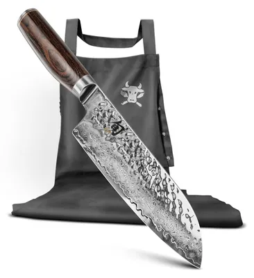Produktbild von Kai Shun Premier Tim Mälzer Set 18 cm, 2-tlg., Santoku, Messer, Kochschürze, TDM1702-W24