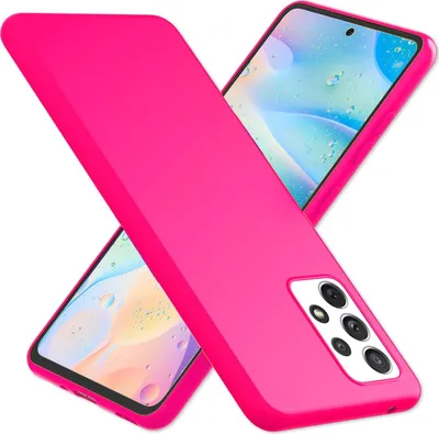 Obrázok produktu pre NALIA Farebné neónové silikónové puzdro pre Samsung Galaxy A53, intenzívne farebné protišmykové zamatové pogumované, mäkké puzdro na mobilný telefón