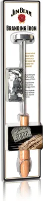 Produktbild von Jim Beam BBQ Brandeisen - Grillstempel Fleischstempel mit Buchstaben-Set