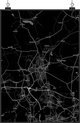 Produktbild von Mr. & Mrs. Panda Bild Oranienburg DIN A4 - Geschenk, kunstdruck poster, Plakat, drucke, Wandbild, Stadt Dorf Karte Landkarte Map Stadtplan