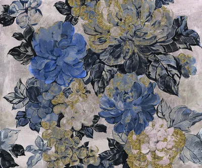 Obrázek produktu pro Komar Chérie Blau, Grau und Gold fototapeta - 611202 - 300 x 250 cm