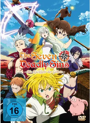 Produktbild von Seven Deadly Sins - Staffel 2 (DVD) Set Die Rückkehr der Gebote, Komplettset Vol.1-4