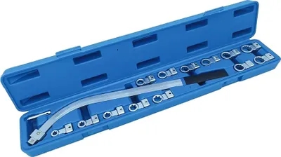 Immagine prodotto di Set di attrezzi per cinghie dentate, 15 pezzi, adatto a vari veicoli, set da 15 pezzi
