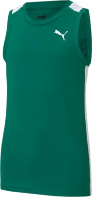 Produktbild von PUMA Cross The Line Trainings Tank Top 2.0 Kinder power green/puma white 164