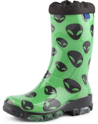 Produktbild von Ladeheid Kinder Mädchen Jungen Gummistiefel Regenschuhe LARB015 (Grün Geist, 25)