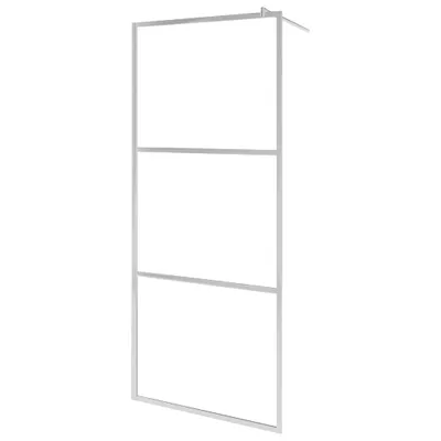 Produktbild von vidaXL Duschwand für Begehbare Dusche Halbmattiertes ESG-Glas 90x195cm