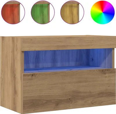 Obrázok produktu pre TV nástenná skriňa dub artisan 60 x 30 x 40 cm Kompozitné drevo