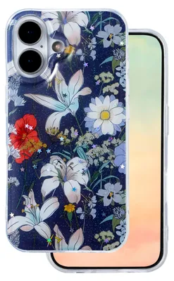 Obrázok produktu pre Ochranný kryt Glow Glam pre iPhone 16 6,1" – modrá farba