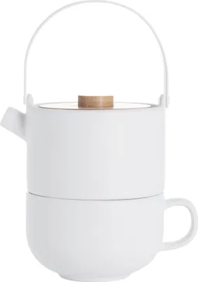Zdjęcie produktu dla BREDEMEIJER Czajnik Tea for one Umea 0,5 litra biały