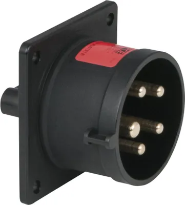Obrázek produktu pro PCE CEE 16 A/400 V 5pólová zásuvka samec černá - IP44