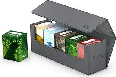 Productafbeelding van Ultimate Guard Arkhive 400+ Xenoskin kaarthouder, kleur: grijs