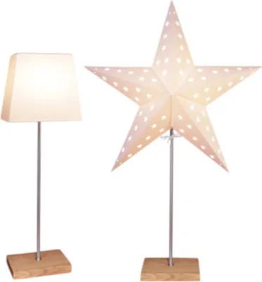 Produktbild von Star Trading Weihnachtsstern beleuchtet stehend | Fensterstern mit Beleuchtung | Weihnachtsdeko Fenster Beleuchtet | Standleuchte Stern Weihnachten | Weihnachtsdeko Innen | Papierstern beleuchtet | Weihnachtslampe