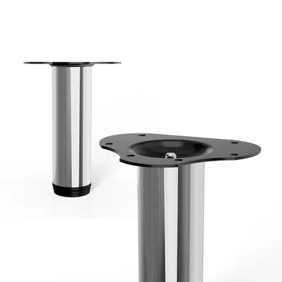 Obrázek produktu pro Walteco Nábytková noha kulatá, průměr 60mm, výška 200mm, chromová