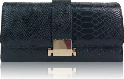 Produktbild von NO-6415 Geldbörse Schwarz – Stilvoll & Geräumig KP6415