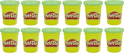 Produktbild von Hasbro, 12 x 118 ml Dosen Play-Doh Knetmasse., Bunt