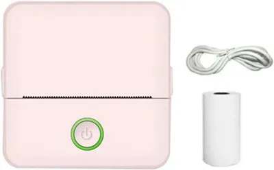 Produktbild von Mini Bluetooth Thermische Pocket Printer Helder Afdrukken (Pink)
