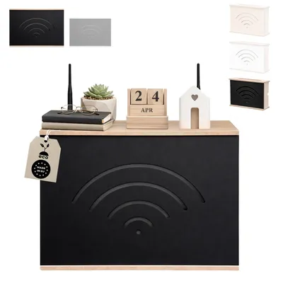 Produktbild von Router schrank | Router aufbewahrungsbox | Router verstecken | Router box | Wall box | Wallboxen| Wlan regal | Wifi schrank |  EU