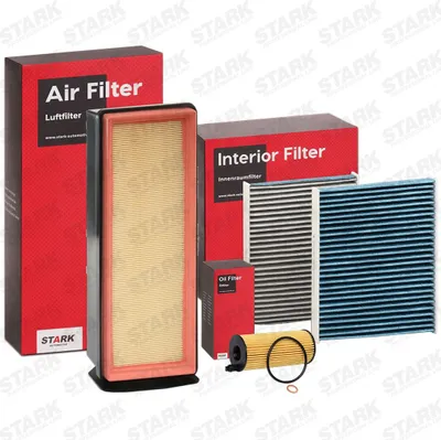 Produktbild von STARK Filterset Inspektionspaket Filtersatz für BMW 5 Touring (F11) 5 Limousine (F10) 7 (F01, F02, F03, F04) 5 GT (F07) 6 Gran Coupe (F06)